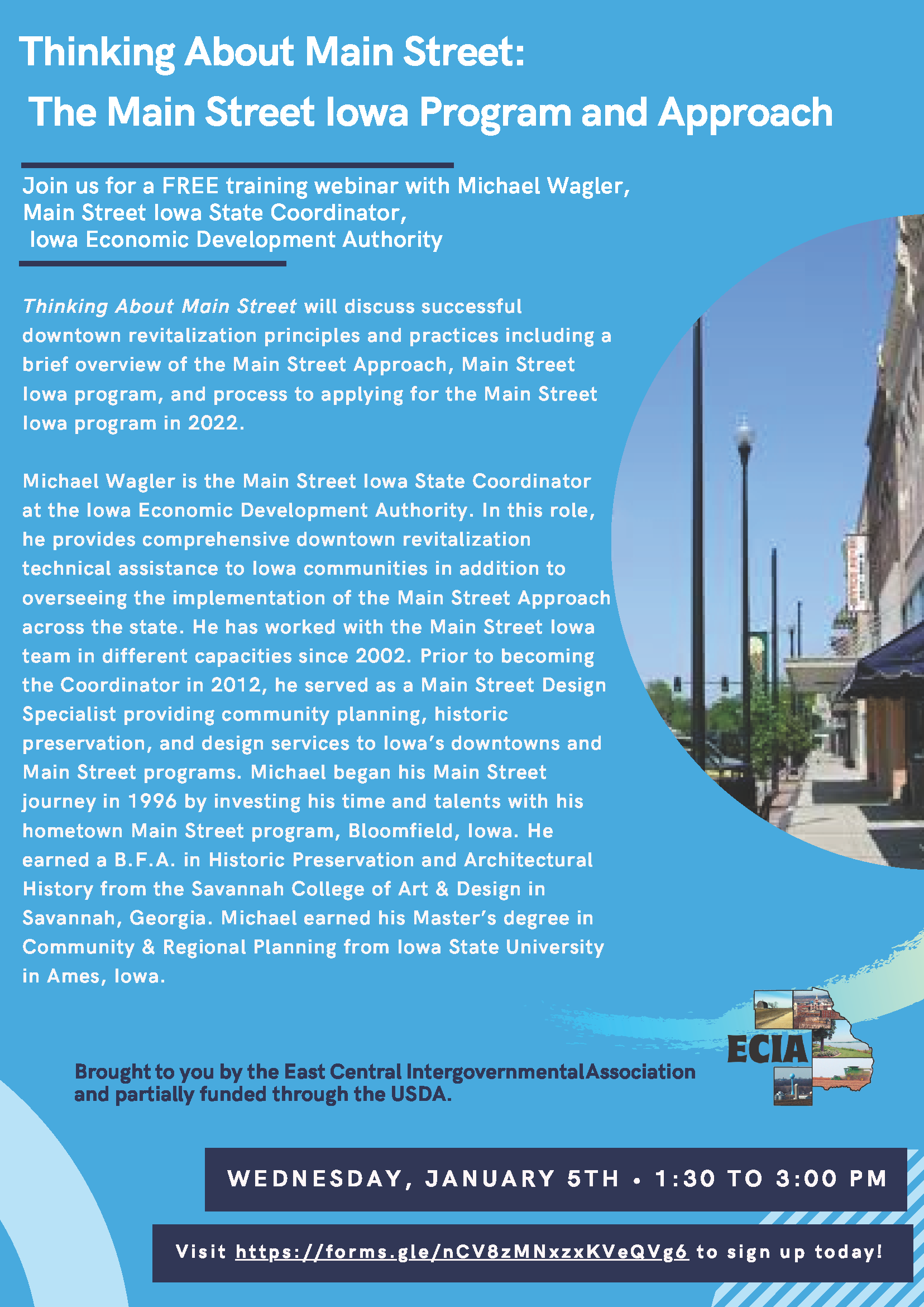 Main Street Iowa Program 1-5-22